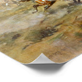 Poster Bataille Custer de Little Bighorn Russell (Coin)