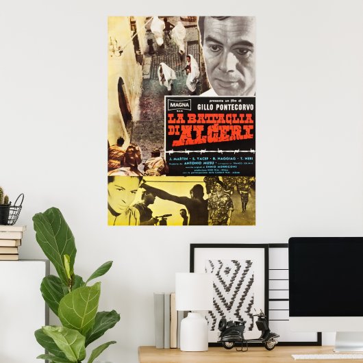 Poster Bataille d'Alger (Bureau à domicile)