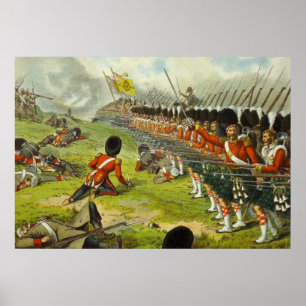 Poster Bataille d'Alma Sutherland Highlanders 1854