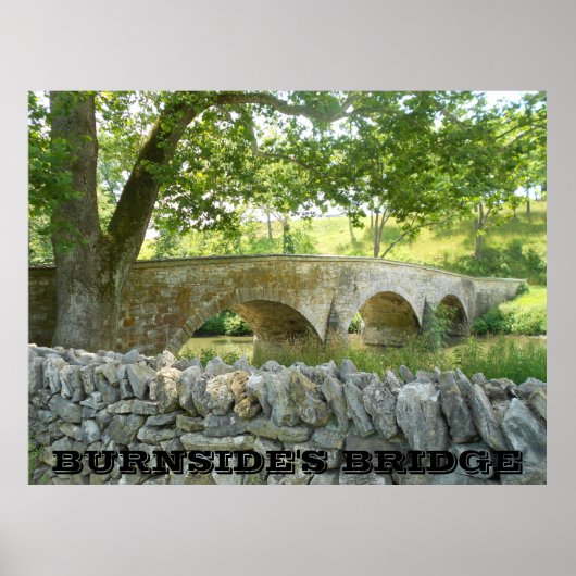 Poster Bataille d'Antietam : Burnside's Bridge Photo Post (Devant)