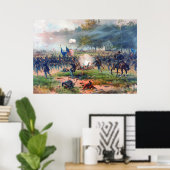 Poster Bataille d'Antietam Thure de Thulstrup 1887 Restau (Bureau à domicile)