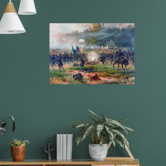 Poster Bataille d'Antietam Thure de Thulstrup 1887 Restau (Salon 1)
