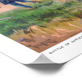 Poster Bataille d'Antietam Thure de Thulstrup 1887 Restau (Coin)