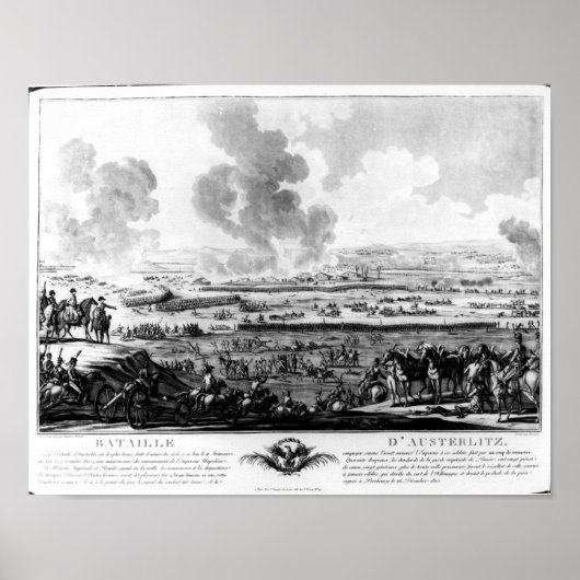Poster Bataille d'Austerlitz, le 2 décembre 1805 (Devant)