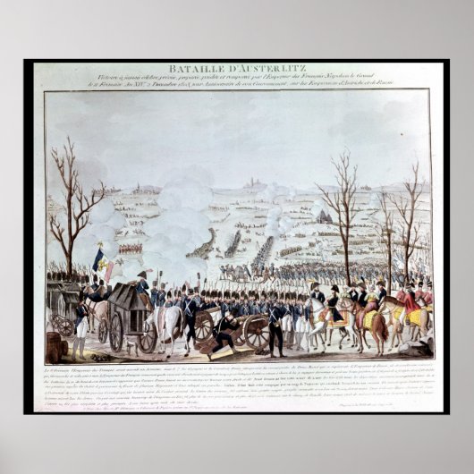 Poster Bataille d'Austerlitz, le 2 décembre 1805 (Devant)