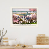 Poster Bataille de Baton Rouge en 1862 (Cuisine)