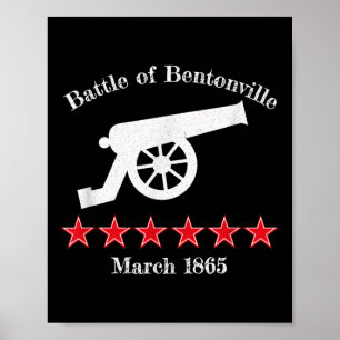Poster Bataille De Bentonville Batailles Civiles Guerre C