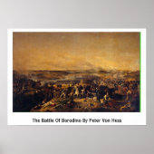 Poster Bataille De Borodino Par Peter Von Hess (Devant)