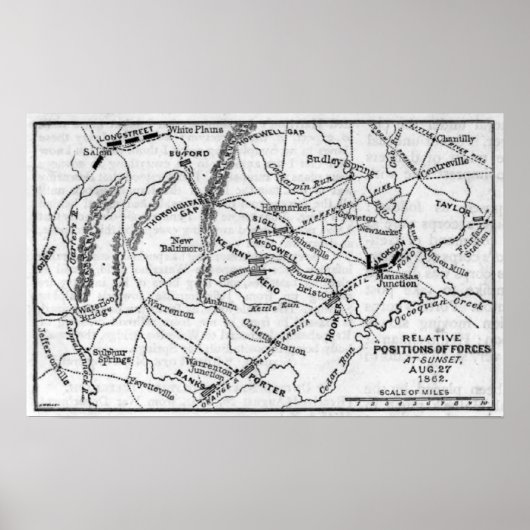 Poster Bataille de Bull Run (Devant)