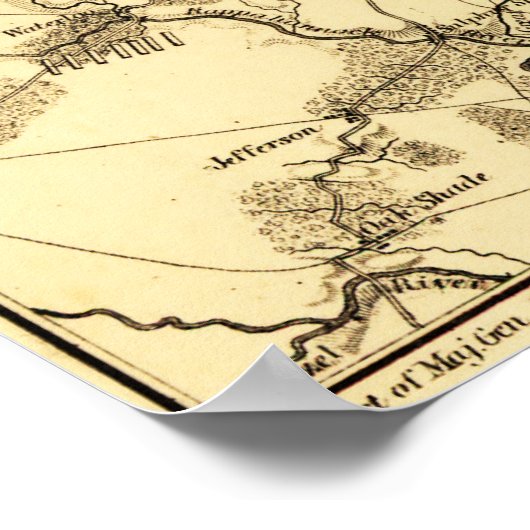 Poster Bataille de Bull Run 3 (Coin)