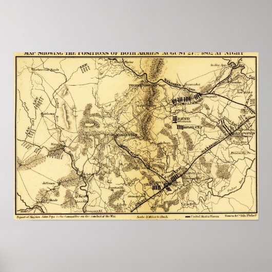 Poster Bataille de Bull Run 3 (Devant)