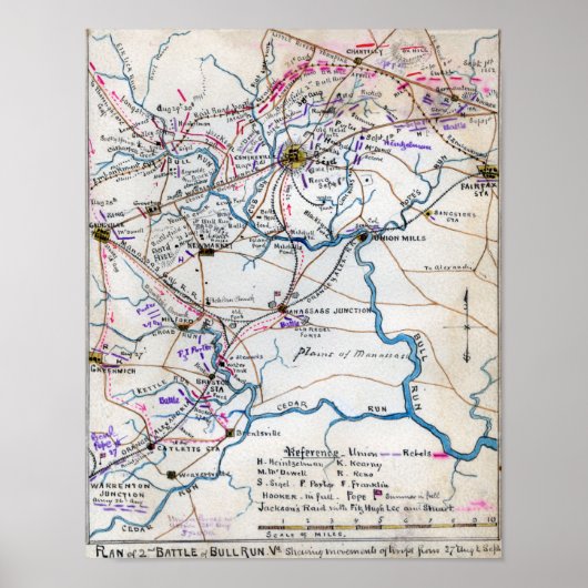 Poster Bataille de Bull Run 4 (Devant)
