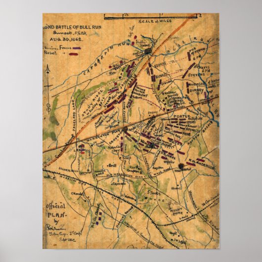 Poster Bataille de Bull Run 5 (Devant)