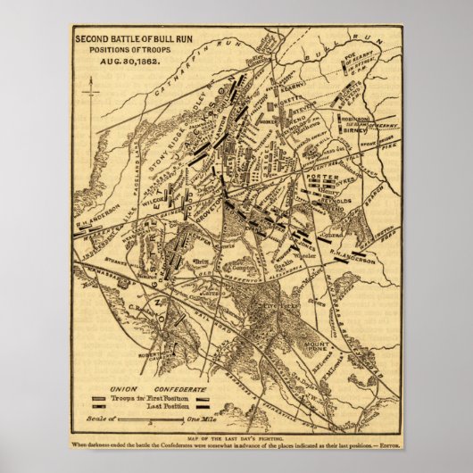 Poster Bataille de Bull Run 6 (Devant)