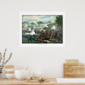 Poster Bataille De Bull Run — Guerre Civile (Cuisine)