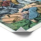 Poster Bataille de Bunker Hill Scene - Charlestown, MA (Coin)