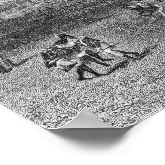 Poster Bataille de Bunker's Hill (Coin)