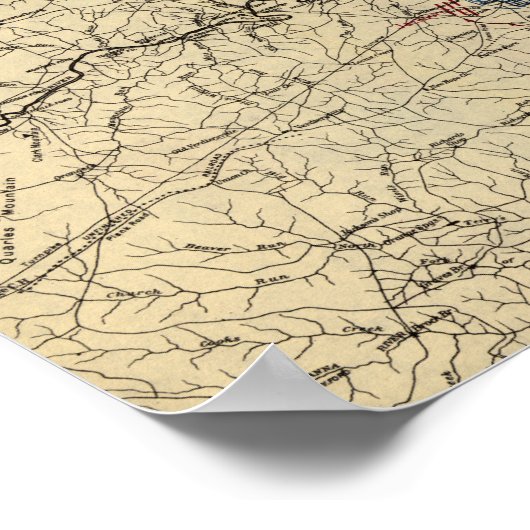 Poster Bataille de Chancellorsville (Coin)