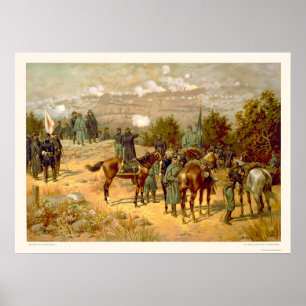 Poster Bataille de Chattanooga par L. Prang & Company 188