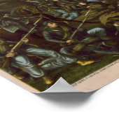 Poster Bataille de Chickamauga (Coin)