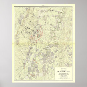 Poster Bataille de Chickamauga