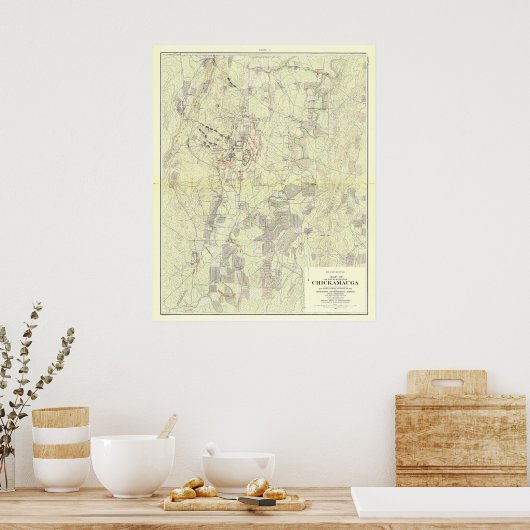 Poster Bataille de Chickamauga (Cuisine)