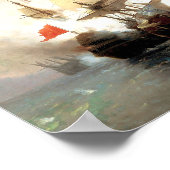 Poster Bataille de Chios , Ivan Aivazovsky (Coin)