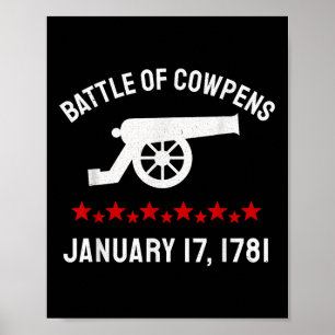 Poster Bataille De Cowpens Révolution De La Guerre