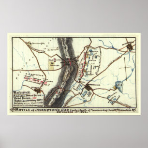 Poster Bataille de Crampton's Gap