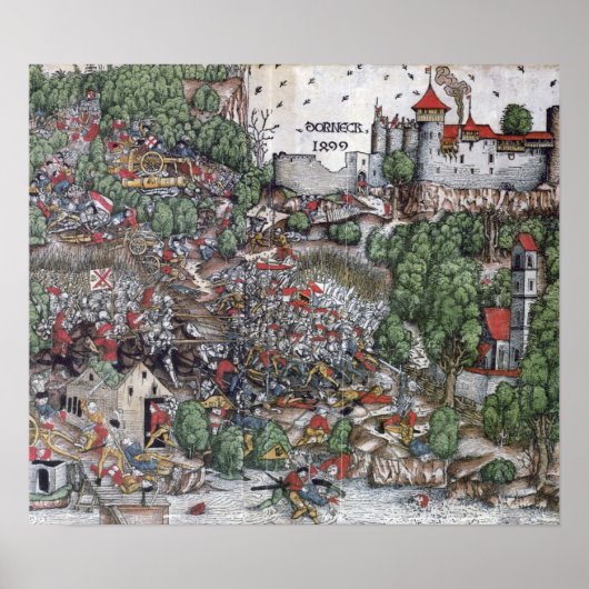 Poster Bataille de Dornach, 1499 (Devant)