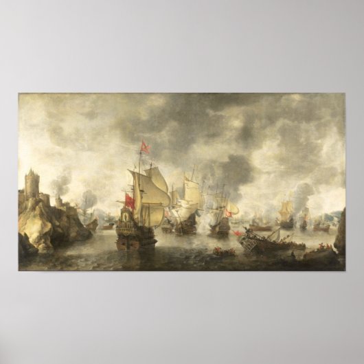 Poster Bataille de Focchies (Devant)