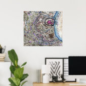 Poster Bataille de Fort Donelson - Panorama de la guerre  (Bureau à domicile)