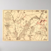 Poster Bataille de Gettysburg (Devant)