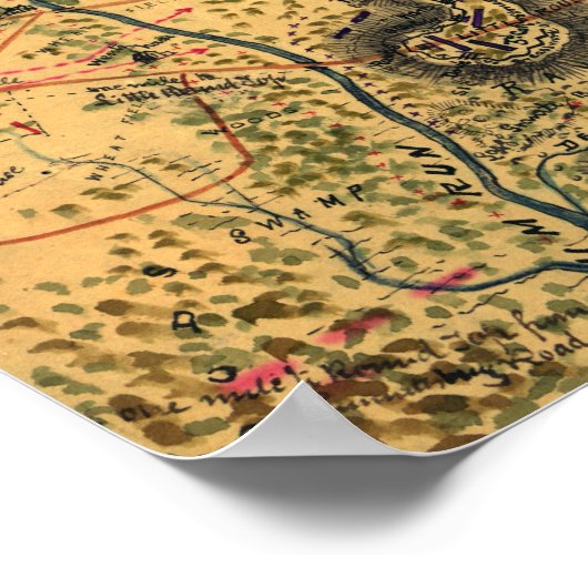 Poster Bataille de Gettysburg (Coin)