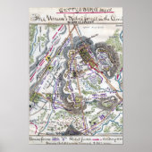 Poster Bataille de Gettysburg (Devant)