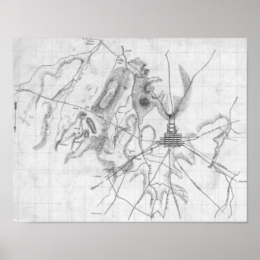 Poster Bataille de Gettysburg 2 (Devant)