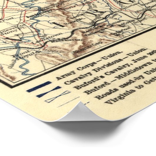 Poster Bataille de Gettysburg 5 (Coin)