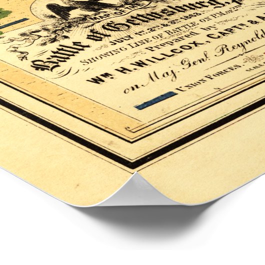 Poster Bataille de Gettysburg 7 (Coin)