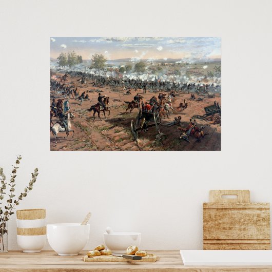 Poster Bataille de Gettysburg (restaurée) (Cuisine)