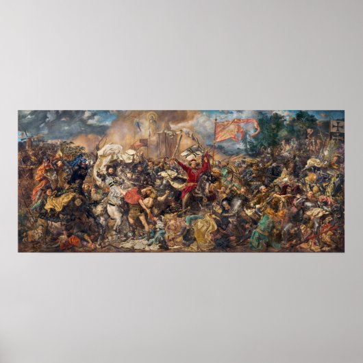 Poster Bataille de Grunwald (Scène militaire médiévale) ( (Devant)