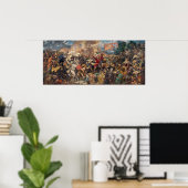 Poster Bataille de Grunwald (Scène militaire médiévale) ( (Bureau à domicile)