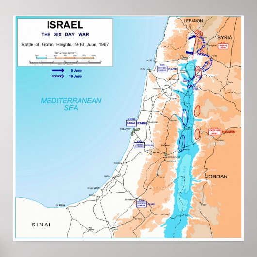 Poster Bataille de guerre de six jours du plateau du Gola (Devant)