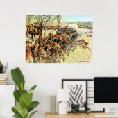 Poster Bataille de Guilford Courthouse par Charles McBarr (Bureau à domicile)