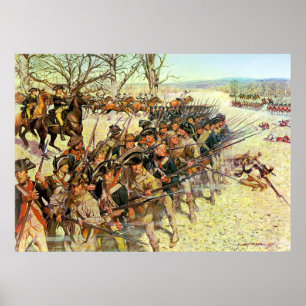 Poster Bataille de Guilford Courthouse par Charles McBarr