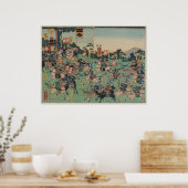 Poster Bataille de Kawanakajima (Cuisine)