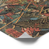 Poster Bataille de Kawanakajima par Yoshitora (Coin)