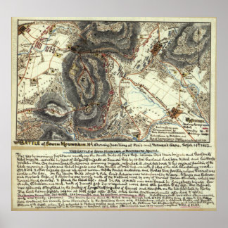 Poster Bataille de la guerre civile de South Mountain