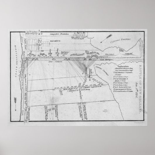 Poster Bataille de la Nouvelle-Orléans (Devant)