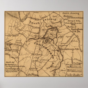 Poster Bataille de la région sauvage - guerre civile