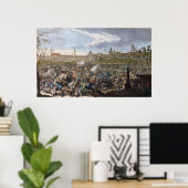 Poster Bataille de Leipzig, le 19 octobre 1813 (Bureau à domicile)